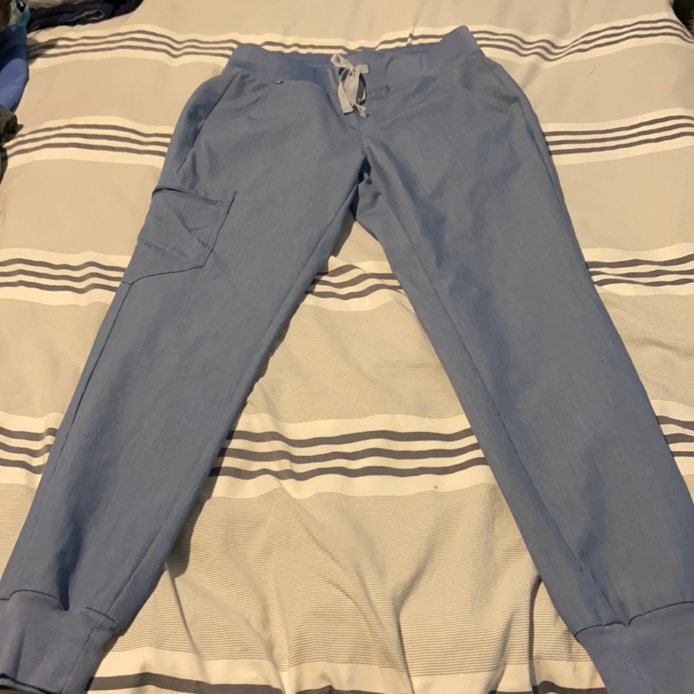 Figs Heather Indigo Jogger Scrub Pants